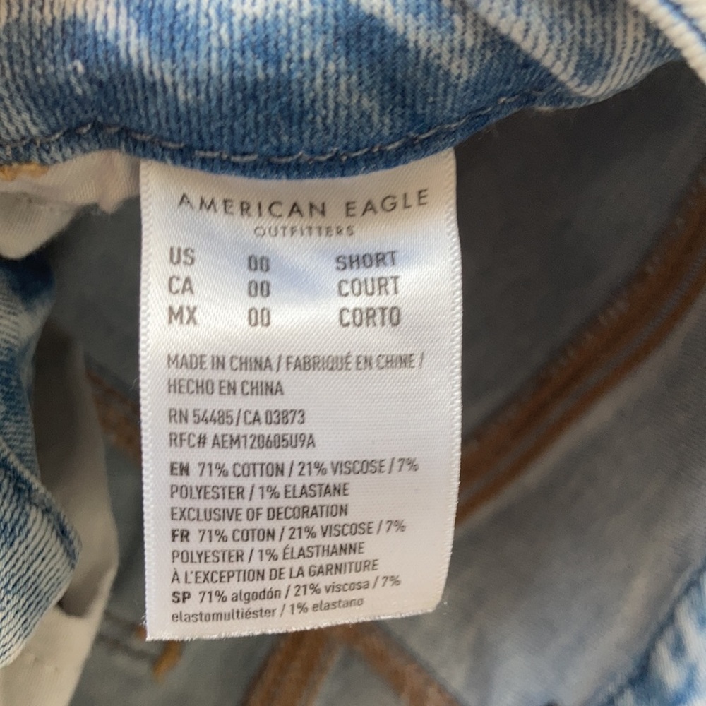 American Eagle Curvy super high rise jegging next level stretch size 00 short - Picture 16 of 17